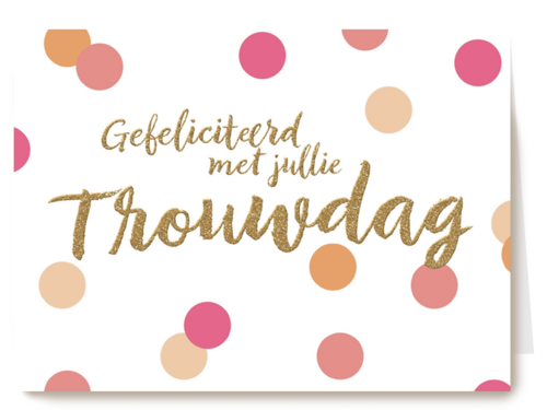 Kaart Hallmark | Huwelijksjubileum | Huwelijksjubileum Stippen