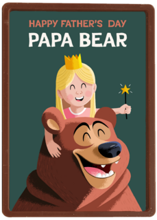 Happy fathers day papa bear
