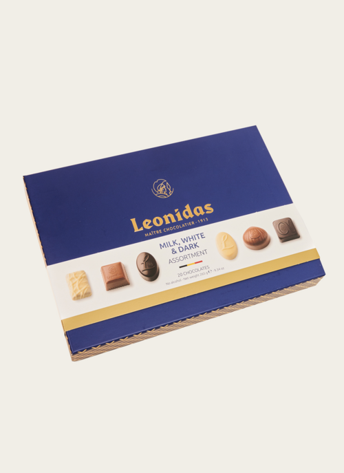 Leonidas Chocolade Bonbons Heritage Giftbox 20 Stuks | Leonidas Cadeau Chocolade |