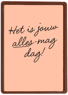 Verjaardagskaart hip Het is jouw alles mag dag