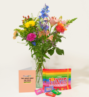 Boeket bloemen Tiny Tony Mix
