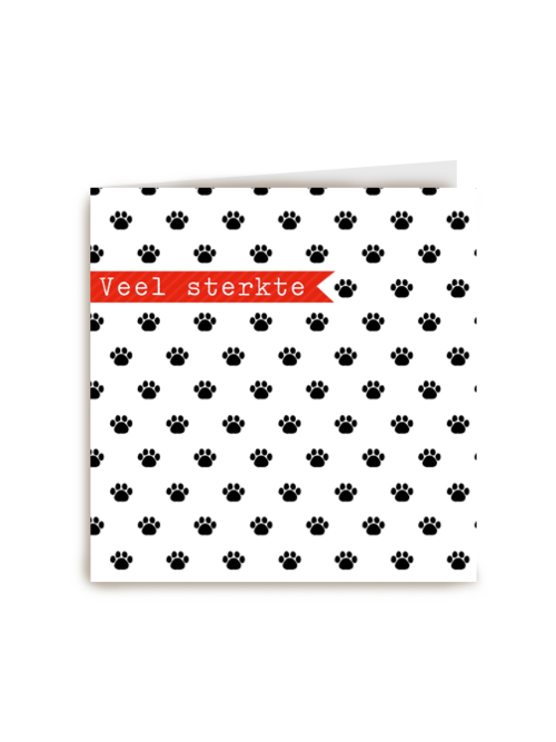 patroon dierenpootje veel sterkte