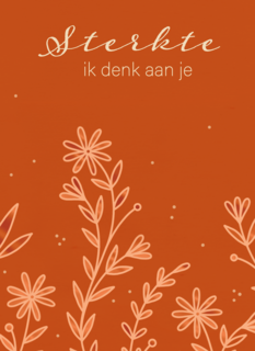 Deelneming kaart sterkte ik denk aan je