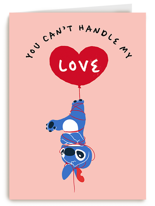 Kaart Hallmark | Valentijn | Stitch You Cant Handle My Love