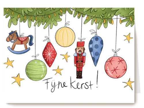 Kerstkaart Matia Studio Hobbelpaard