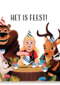Verjaardagskaart Kids Het is feest Folio