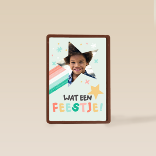 Fotokaart wat een feestje