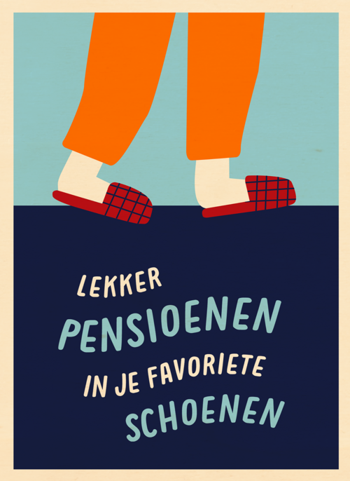 Houten Kaart Pensioen | Houten Kaart Hallmark | Pensioen | Pensioenen In Je Favoriete Schoenen
