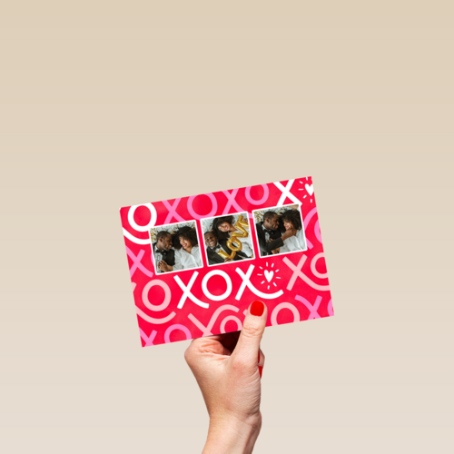 XOXO fotokaart valentijn