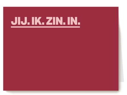 andC jij ik zin in