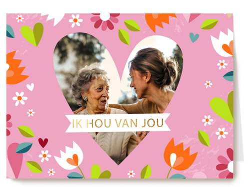 zomaar fotokaart hart ik hou van jou