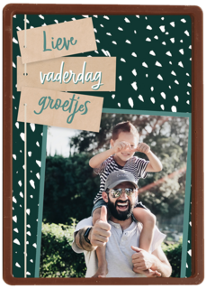 vaderdag fotokaart lieve vaderdag groetjes