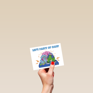 Toy Story let's party op kamp