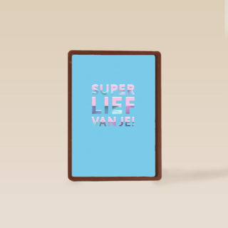 Bedankt kaart super lief van je