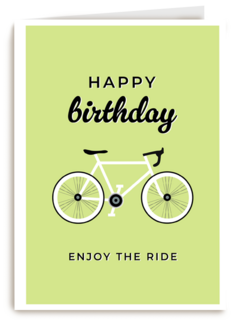 happy birthday enjoy the ride op je fiets