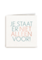 Sterktekaart Je staat er niet alleen voor