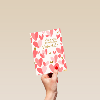 valentijnskaart klassiek voor mijn allerliefste valentijn