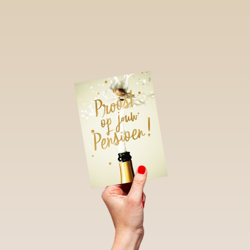 proost met bubbels op jouw pensioen