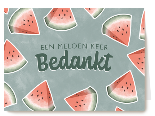 Kaart | Bedankt | Making Memories Meloen Keer Bedankt