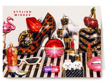 Vondels kaart stylish wishes