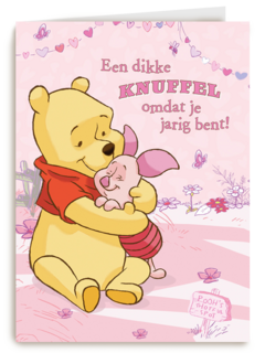 winnie en knorretje knuffelen