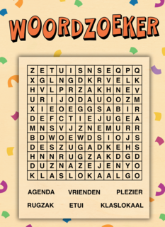 woordzoeker back to school