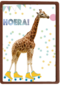 hoera met deze giraffe met confetti