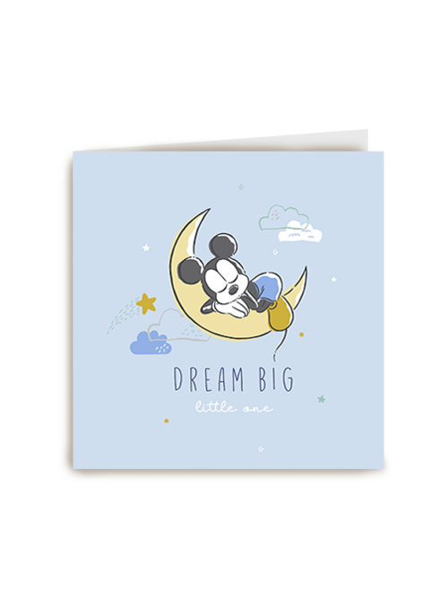 Kaart | Geboorte | Mickey Mouse Dream Big Little One