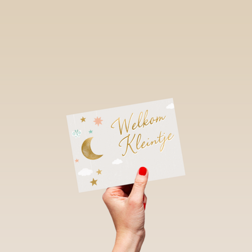 geboorte felicitatie welkom kleintje