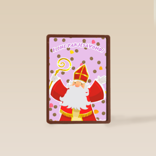 Sinterklaaskaart Fijne pakjesavond