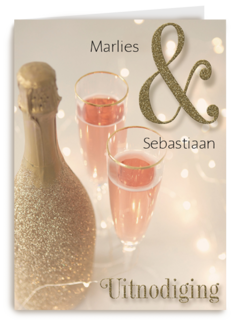 champagne uitnodiging