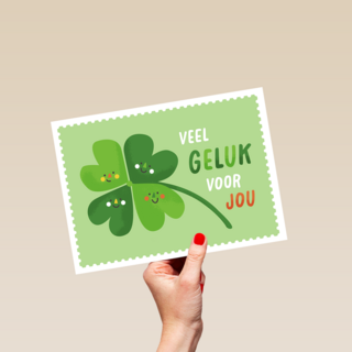 Kinderpostzegels Veel Geluk Voor Jou
