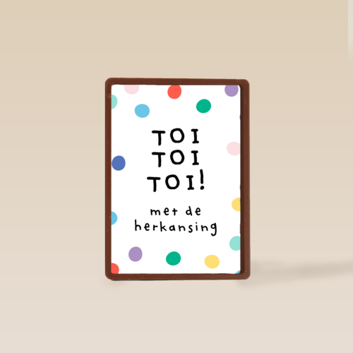 Gezakt kaart toi toi toi met de herkansing