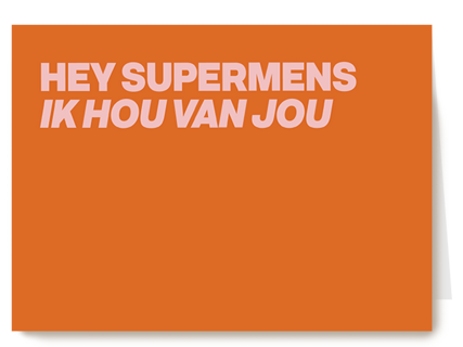 Supermens hou van jou