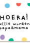 zwangerschap felicitatie hoera jullie worden papa en mama
