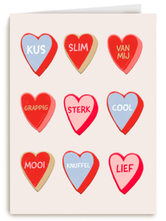 Omschrijf je lover in hartjes