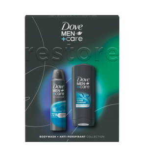 Dove Men+Care Clean Comfort Duo Shower Cadeauset