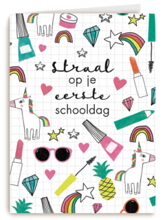 back to school straal of je eerste schooldag