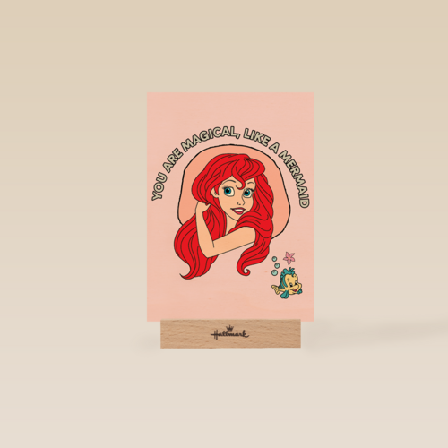 disney prinses kaart you are magical like a mermaid ariel
