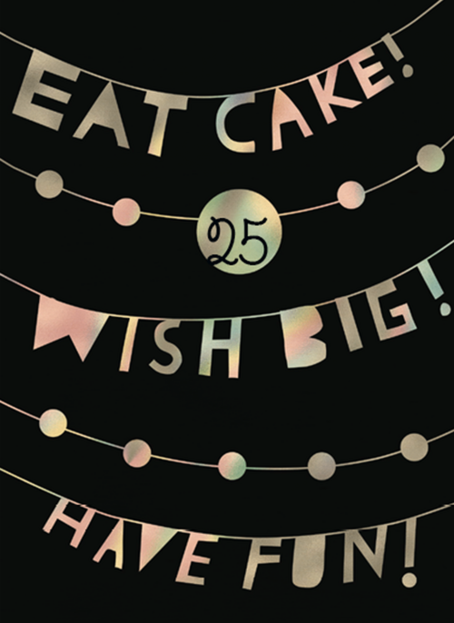 verjaardag leeftijden eat cake wish big have fun