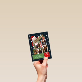Kerstmis Fotokaart Kerstman