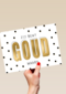 compliment kaart jij bent goud waard powervrouw