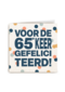 Voor de 65e keer gefeliciteerd