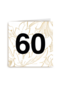 60 op gouden bladeren