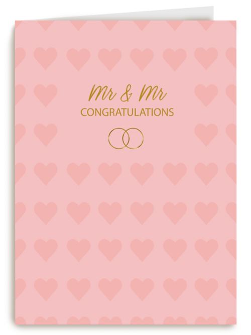 Mr Mr congratulations hearts