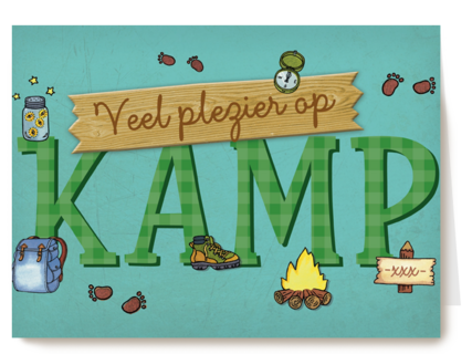 kamp kampvuur kompas