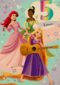 Verjaardagskaart Disney prinses 5 jaar