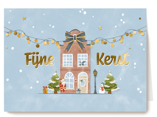 Kerstkaart Hallmark | Making Memories Fijne Kerst Versierd Huis
