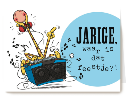 funny mail jarige waar is dat feestje