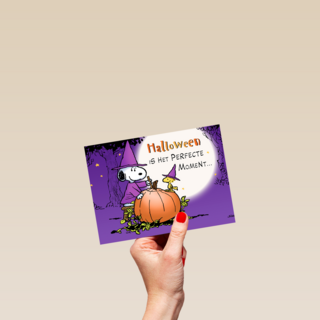 Snoopy in halloween stijl